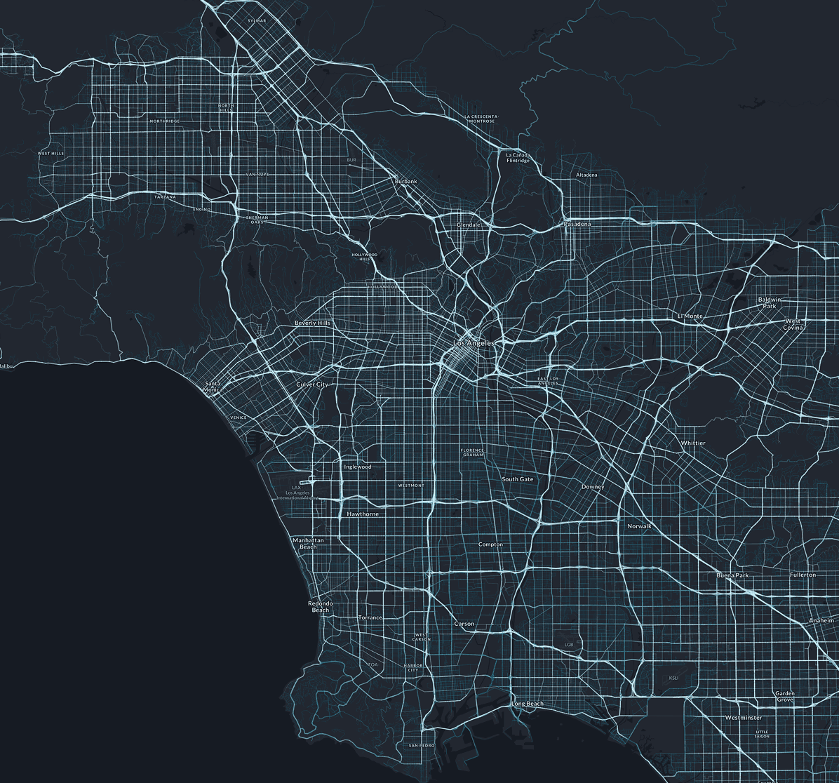L.A Map